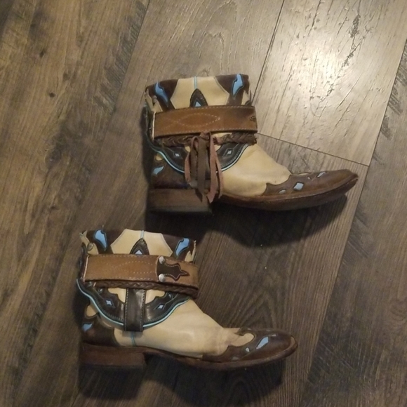 Ladies Cantys Canty's western boots cowboy bootie - Picture 2 of 4